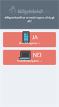 Mobile Screenshot of billigstehotell.com